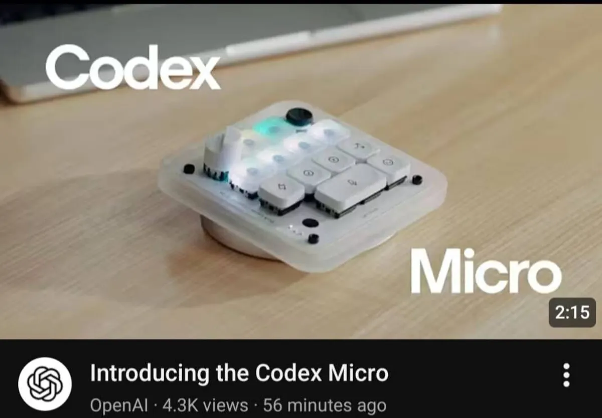 OpenAI's new product: codex micro | Tech Industry - Blind