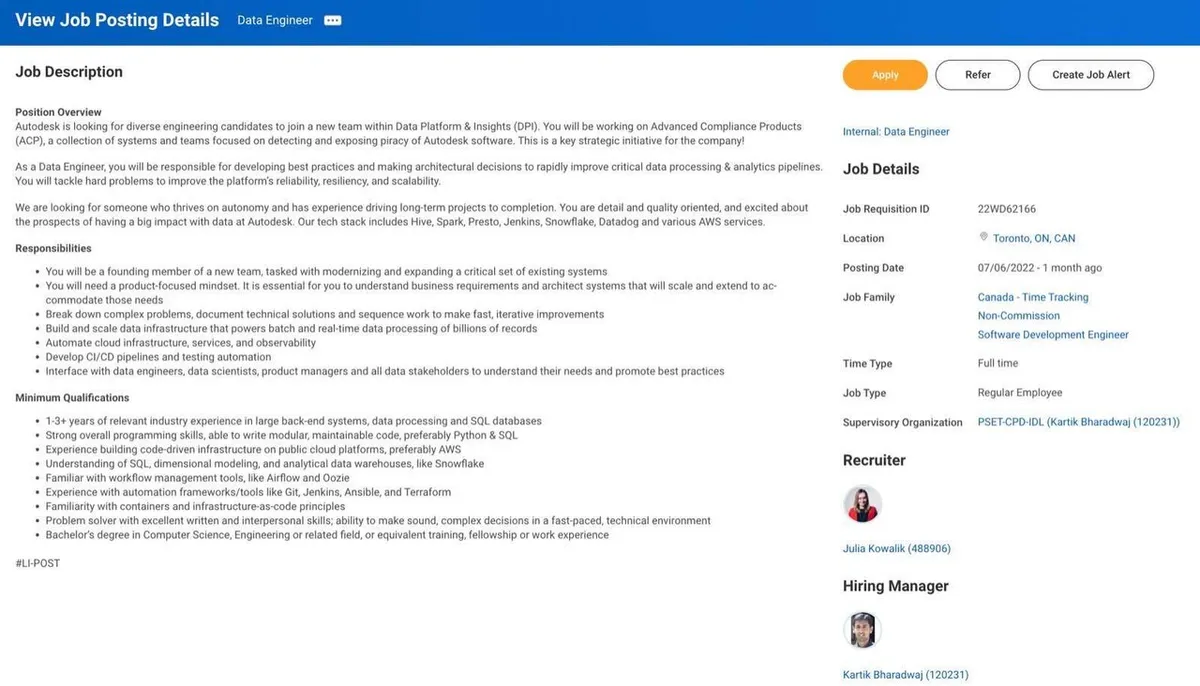 We are hiring (a lot) at Autodesk | Software Engineering Career - Blind