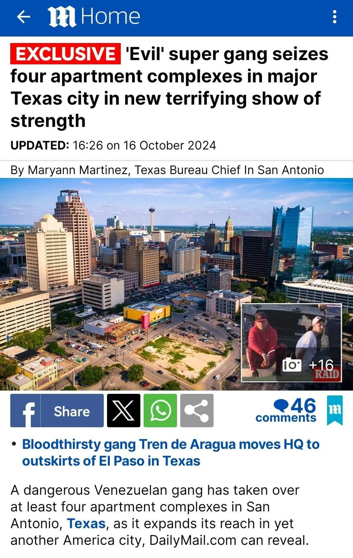 Another city, another illegal alien gang | White House & Policy - Blind