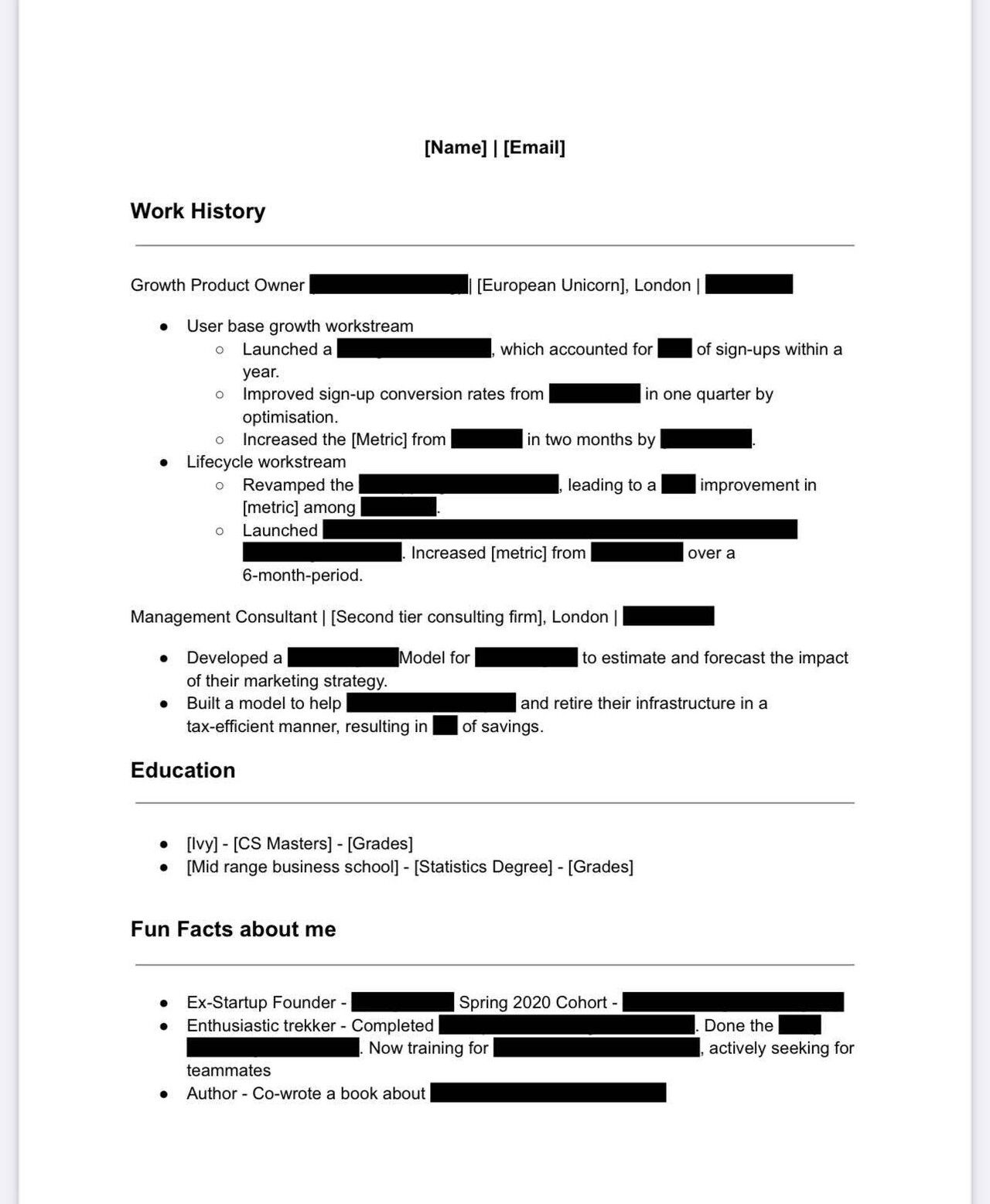 Please roast my resume Product - 80c32ca661227a0eae4c44b9615f982f Res