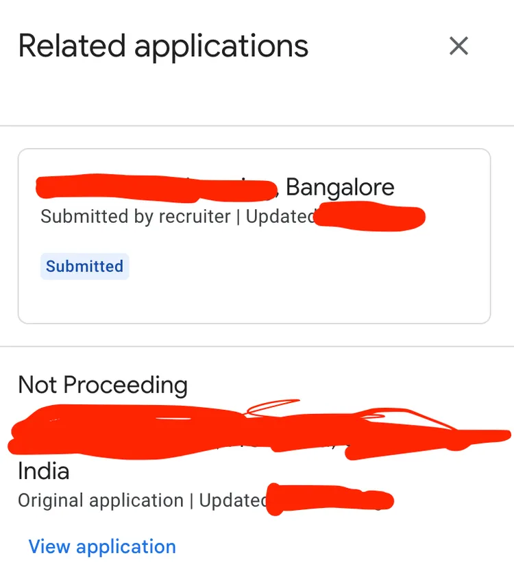 Google Careers Page Application Status | Software Engineering Career ...